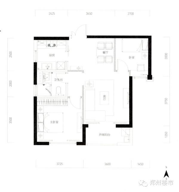 建业天筑二期87平的一房两房听说清盘，1.5万的价格值得买吗