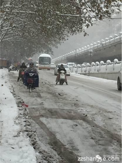 2015年的第一场雪：郑州的美与郑县的涩