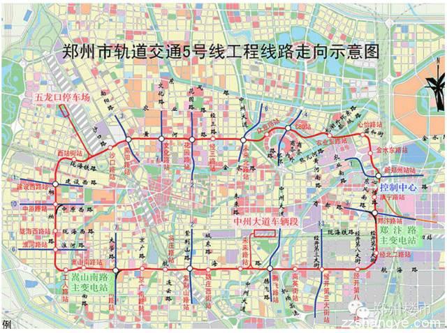 迄今为止最准确的郑州地铁1到5号线的站点设置和开通时间