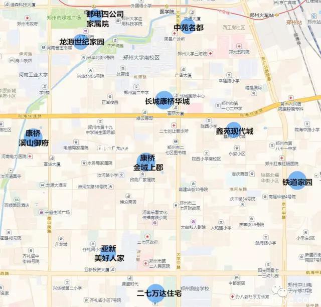 盘点郑州8大区域高售价的二手房小区，给购房者带来什么启示？