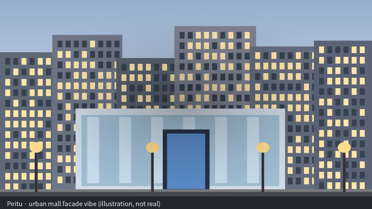 管南城市商圈外立面氛围示意(配图,非实景)